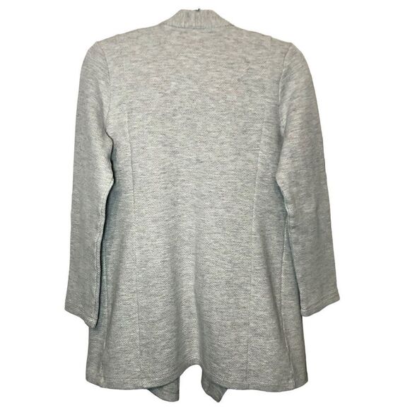 Banana Republic Herringbone Open Front Cardigan in Grey Heather Women’s S - Picture 3 of 5